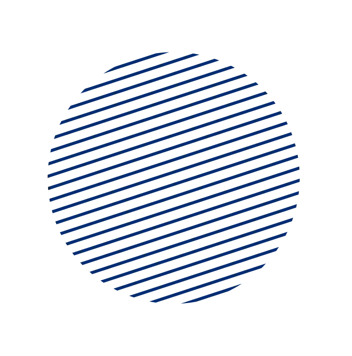 Circle Blue Lines